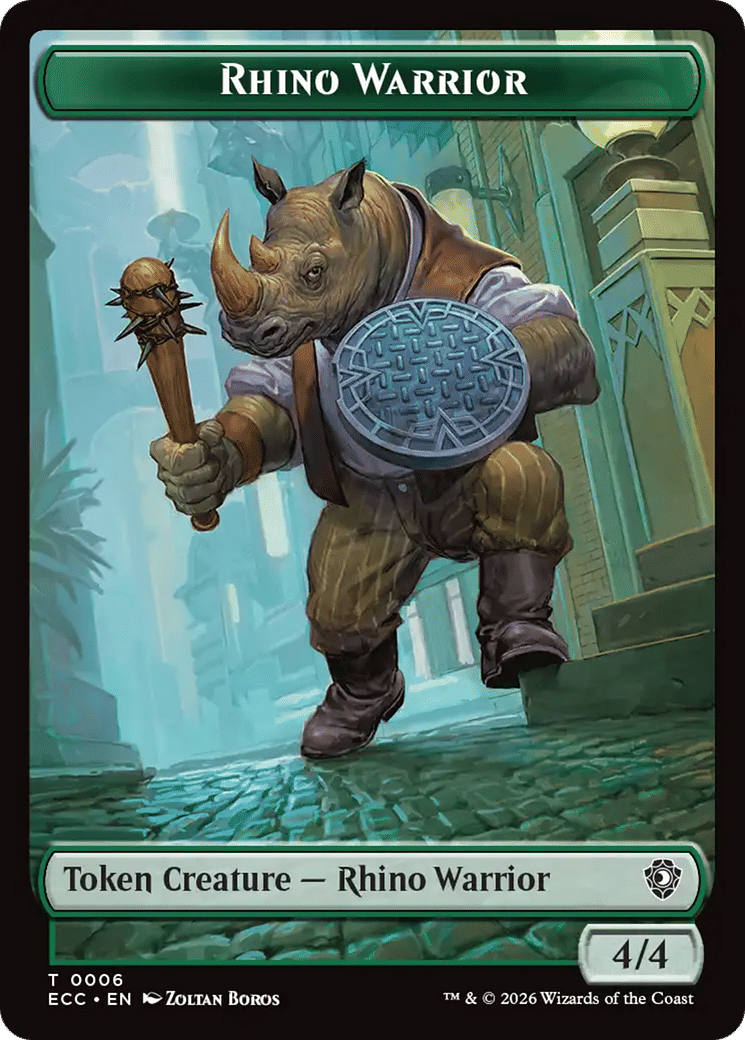 Rhino Warrior — Lorwyn Eclipsed Commander — Magic: The Gathering