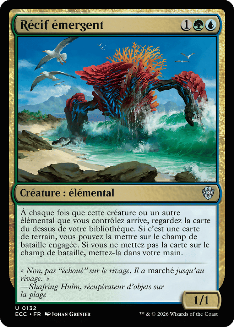 Récif émergent from Lorwyn Eclipsed Commander - Magic: The Gathering