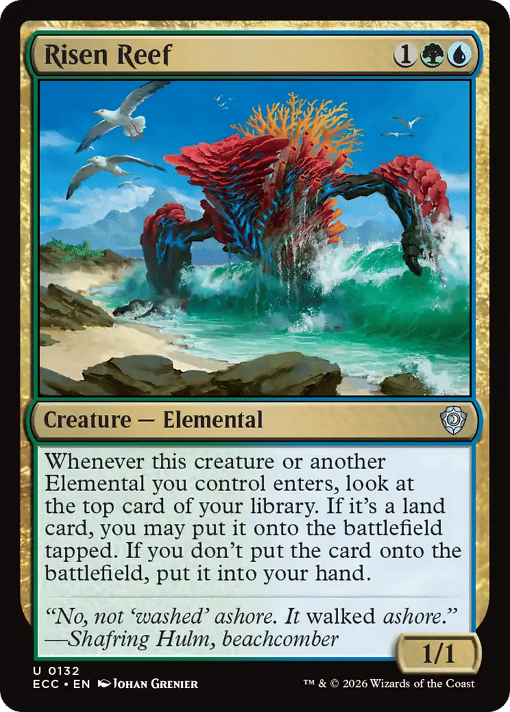 Risen Reef — Lorwyn Eclipsed Commander — Magic: The Gathering