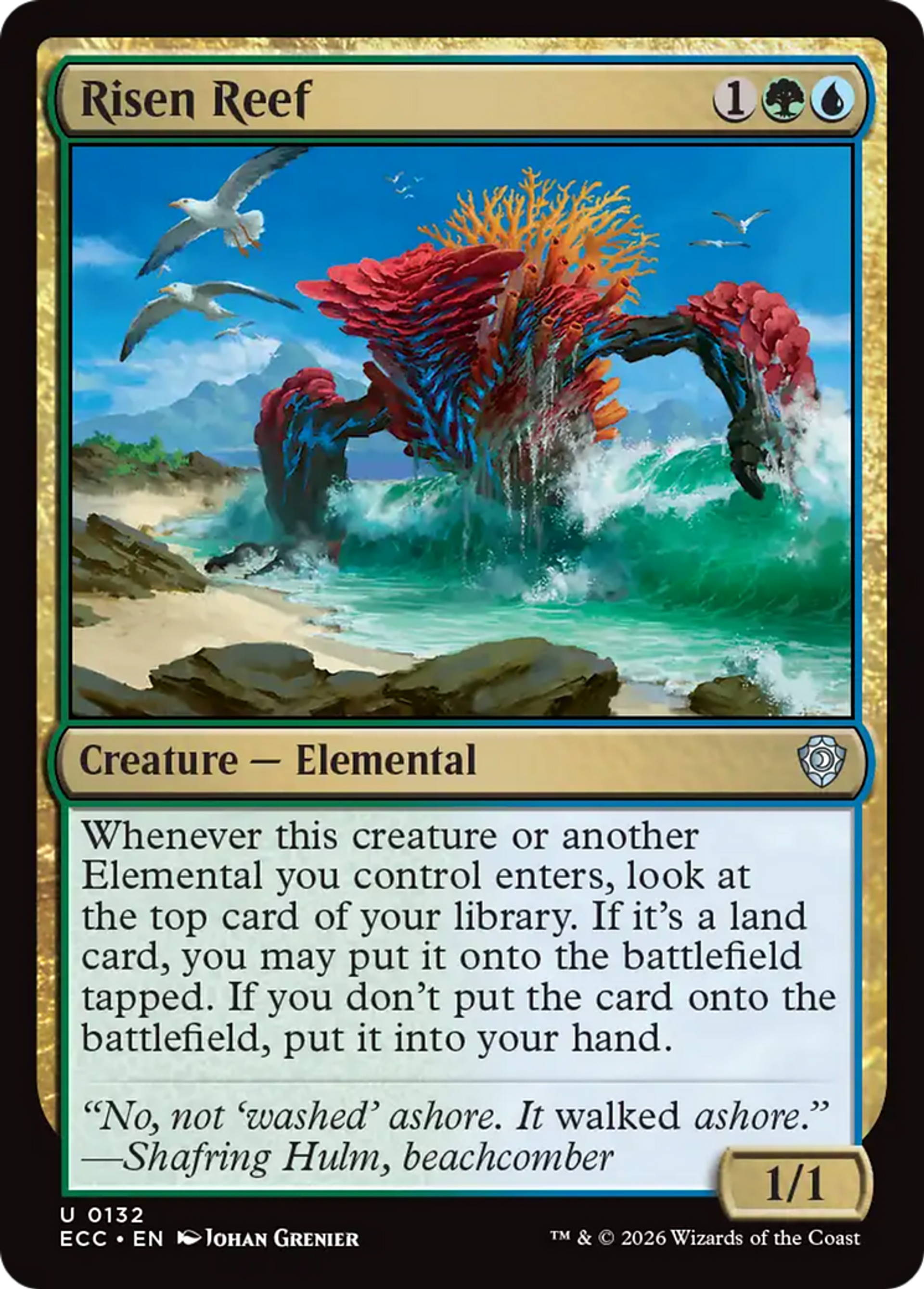 Risen Reef — Lorwyn Eclipsed Commander — Magic: The Gathering