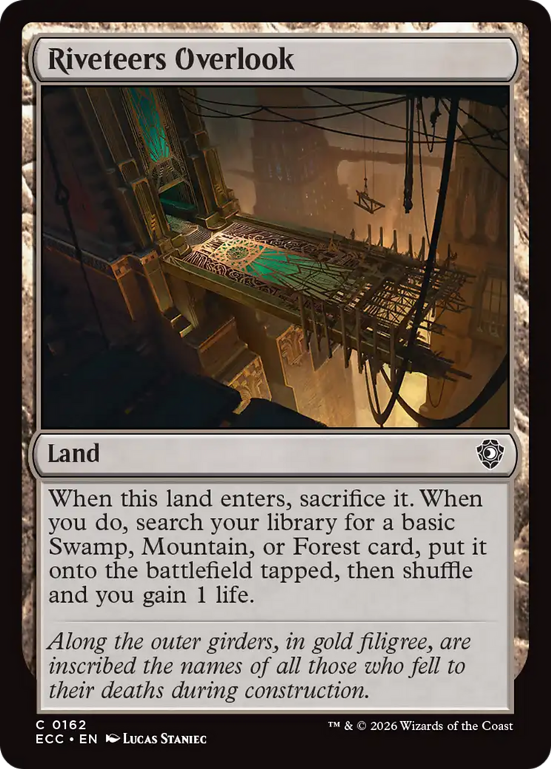Riveteers Overlook — Lorwyn Eclipsed Commander — Magic: The Gathering
