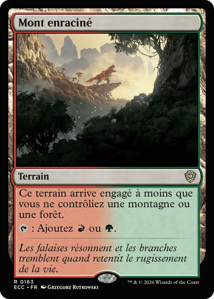 Mont enraciné — Lorwyn Eclipsed Commander — Magic: The Gathering
