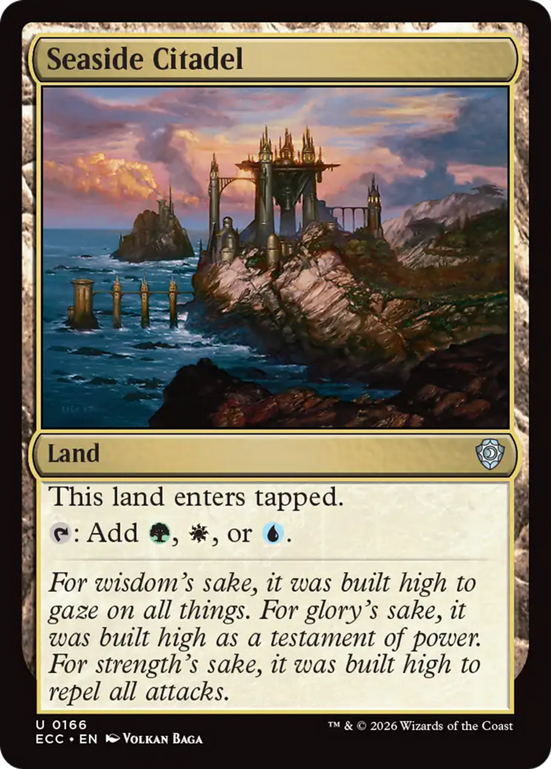Seaside Citadel — Lorwyn Eclipsed Commander — Magic: The Gathering