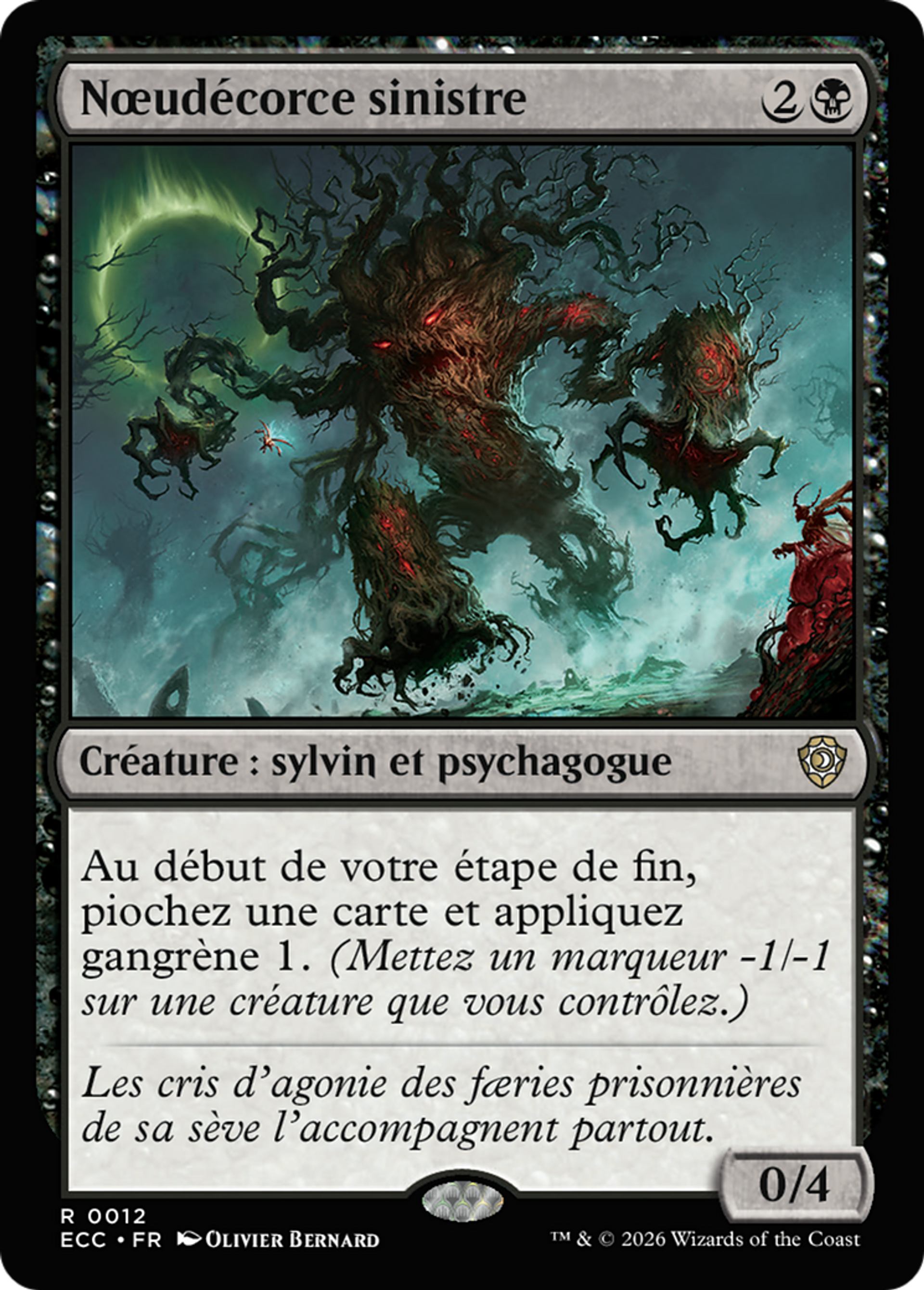 Nœudécorce sinistre — Lorwyn Eclipsed Commander — Magic: The Gathering