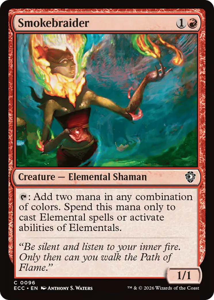 Smokebraider — Lorwyn Eclipsed Commander — Magic: The Gathering