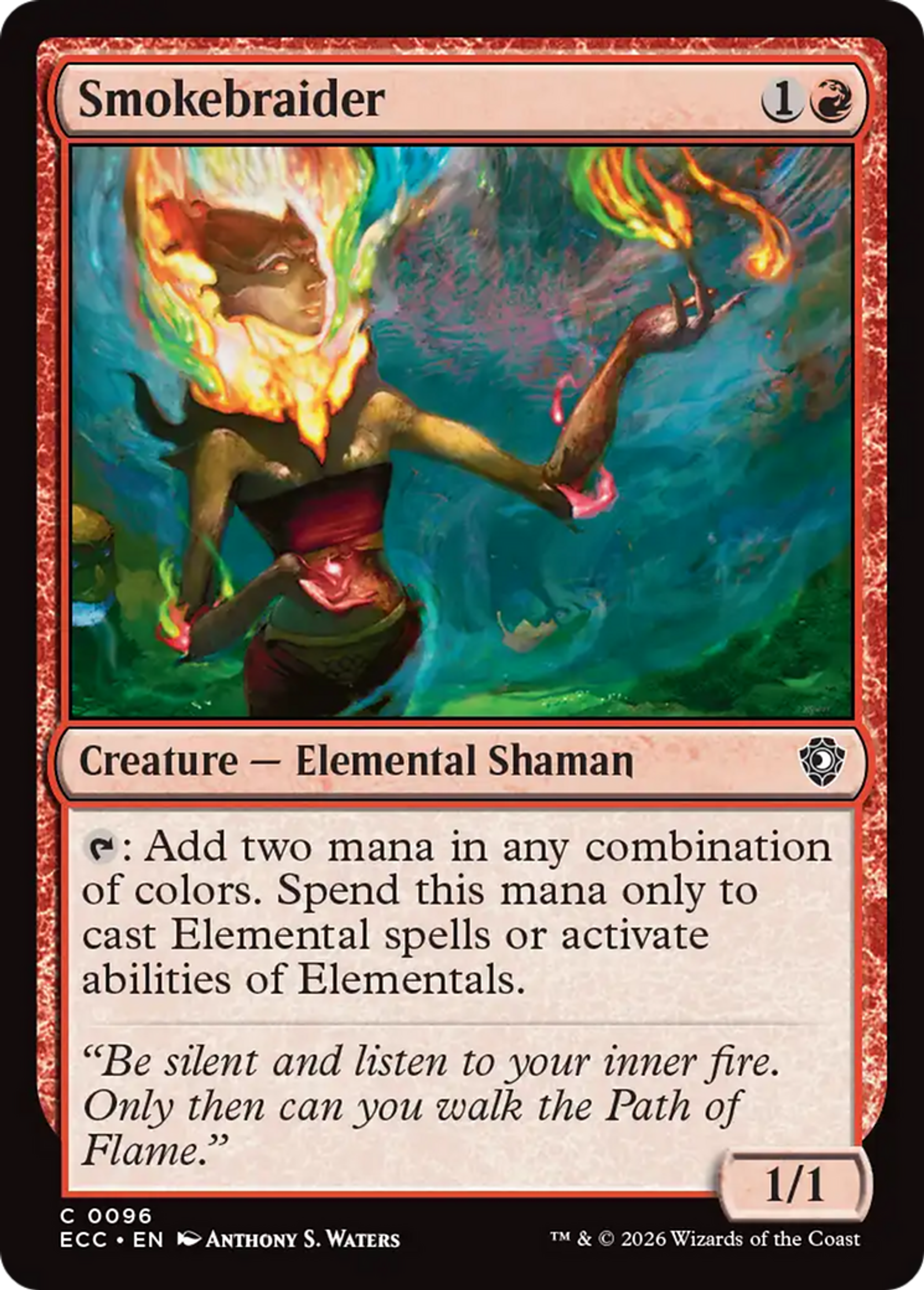 Smokebraider — Lorwyn Eclipsed Commander — Magic: The Gathering