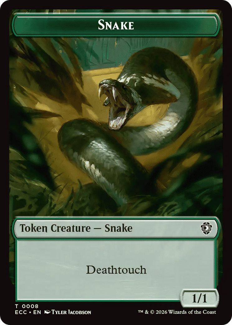 Snake — Lorwyn Eclipsed Commander — Magic: The Gathering