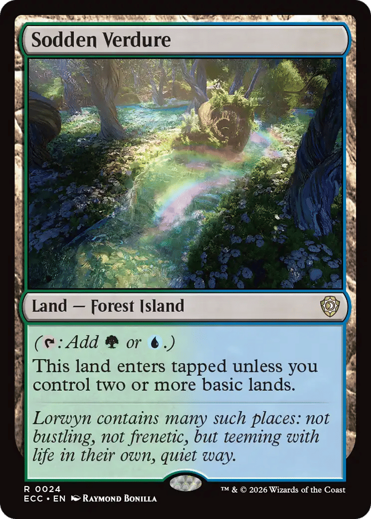 Sodden Verdure — Lorwyn Eclipsed Commander — Magic: The Gathering