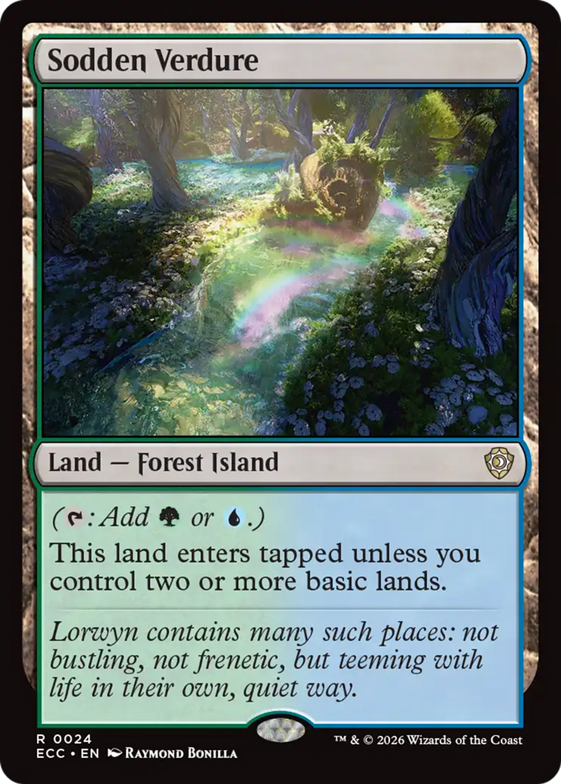 Sodden Verdure — Lorwyn Eclipsed Commander — Magic: The Gathering