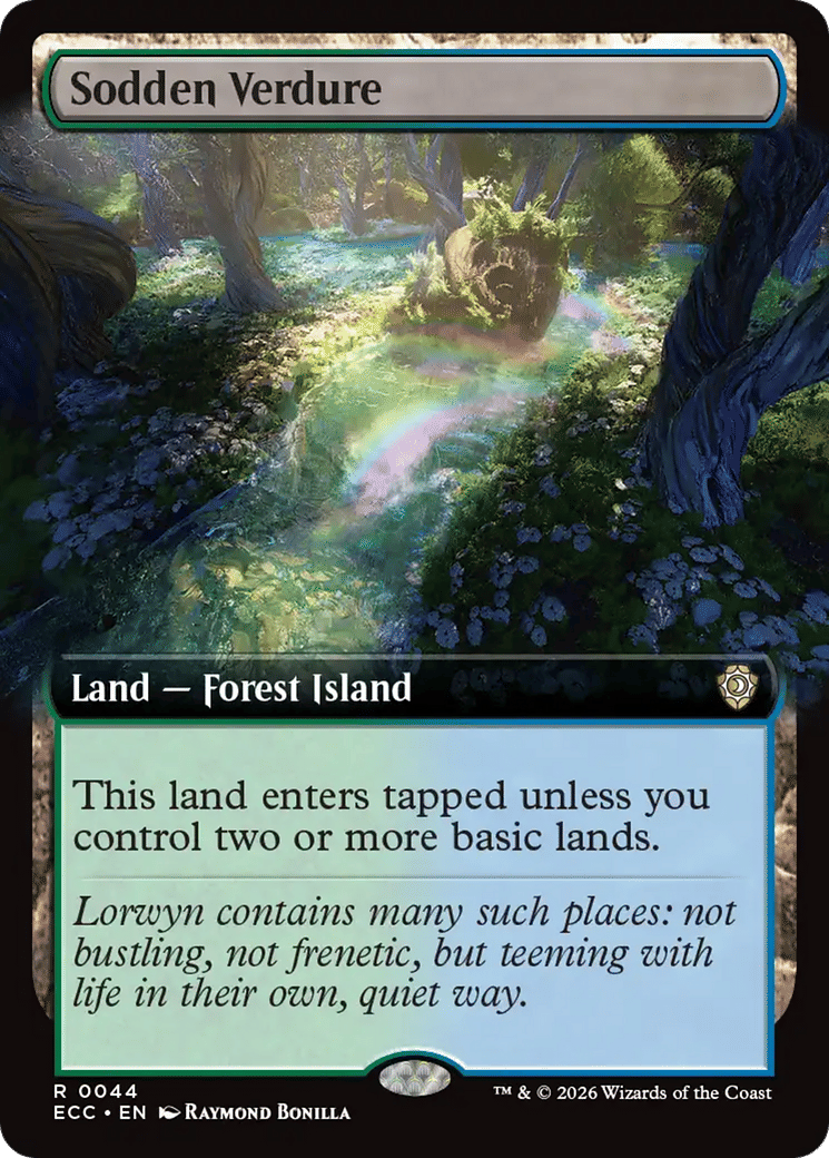 Sodden Verdure — Lorwyn Eclipsed Commander — Magic: The Gathering