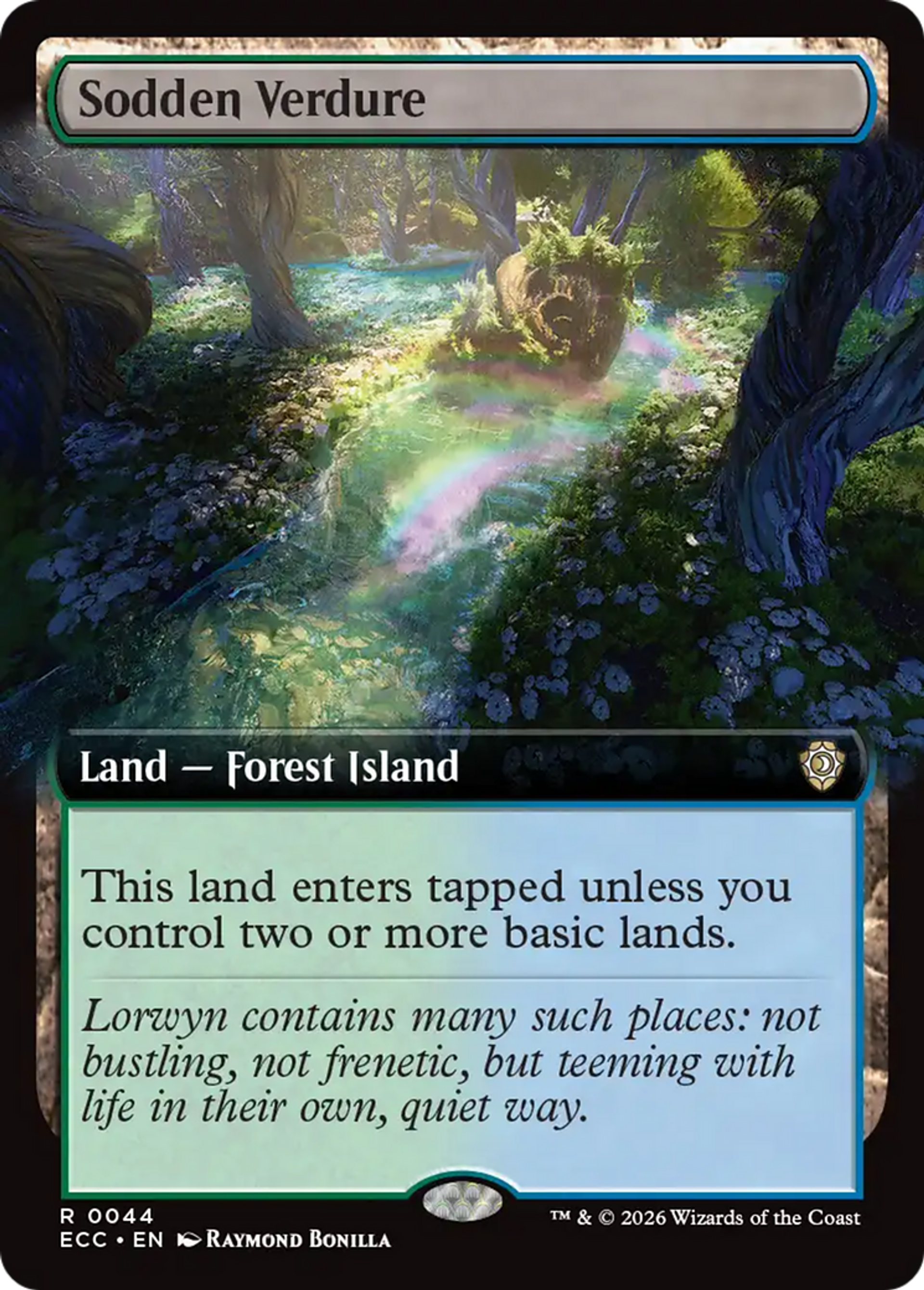 Sodden Verdure — Lorwyn Eclipsed Commander — Magic: The Gathering