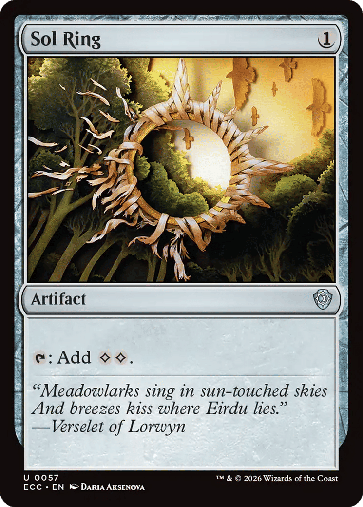 Sol Ring — Lorwyn Eclipsed Commander — Magic: The Gathering