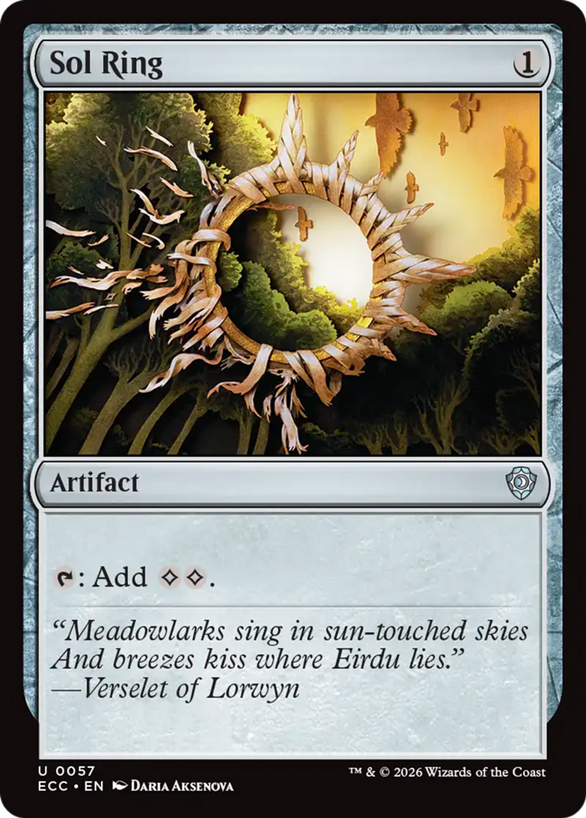 Sol Ring — Lorwyn Eclipsed Commander — Magic: The Gathering