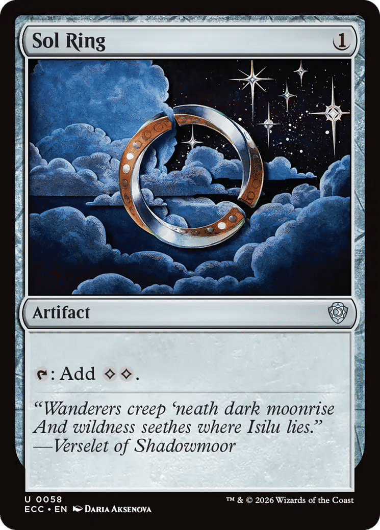 Sol Ring — Lorwyn Eclipsed Commander — Magic: The Gathering