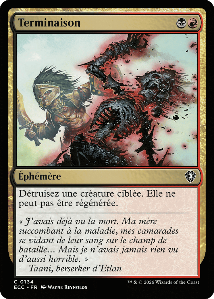 Terminaison — Lorwyn Eclipsed Commander — Magic: The Gathering