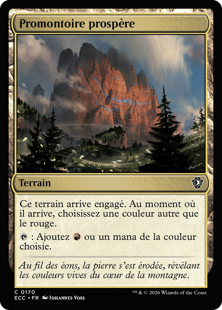 Promontoire prospère — Lorwyn Eclipsed Commander — Magic: The Gathering