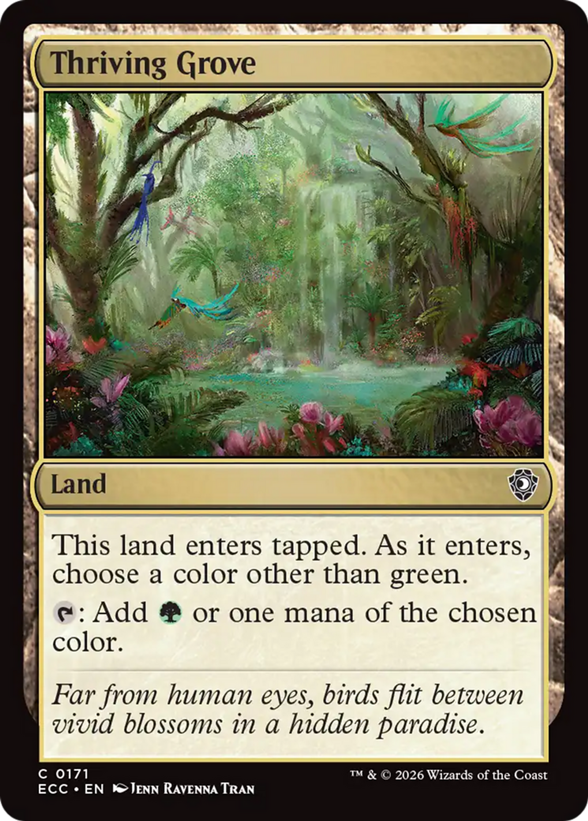 Thriving Grove — Lorwyn Eclipsed Commander — Magic: The Gathering
