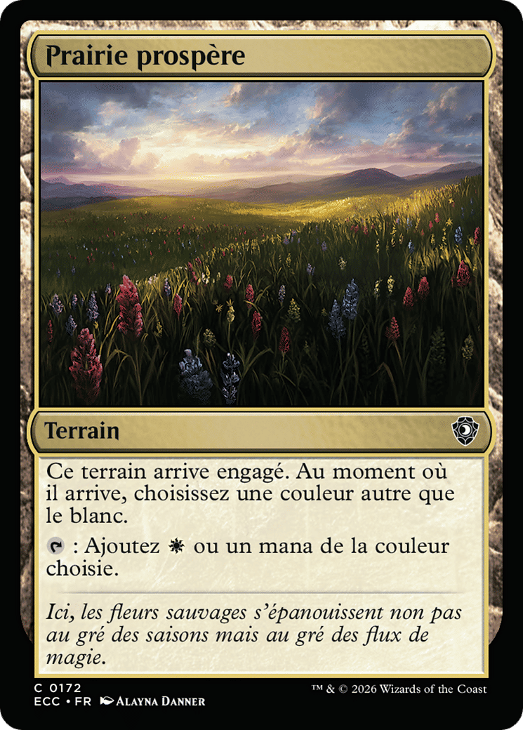 Prairie prospère — Lorwyn Eclipsed Commander — Magic: The Gathering