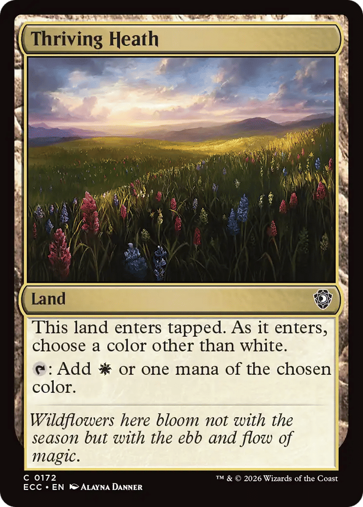 Thriving Heath — Lorwyn Eclipsed Commander — Magic: The Gathering