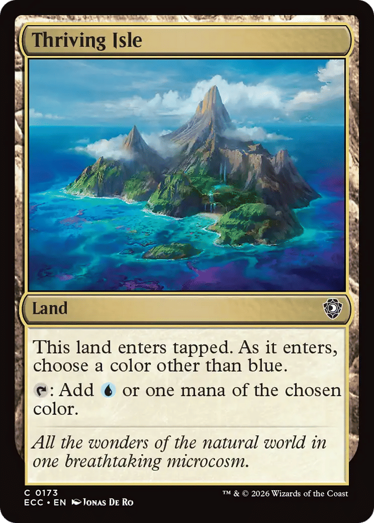 Thriving Isle — Lorwyn Eclipsed Commander — Magic: The Gathering