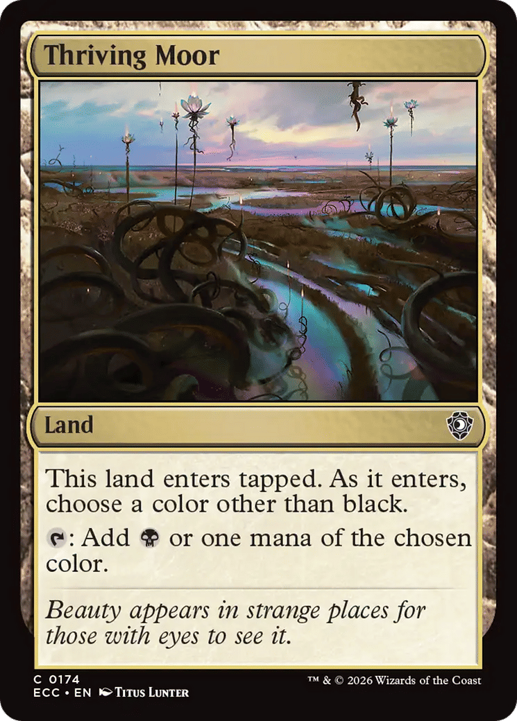 Thriving Moor — Lorwyn Eclipsed Commander — Magic: The Gathering