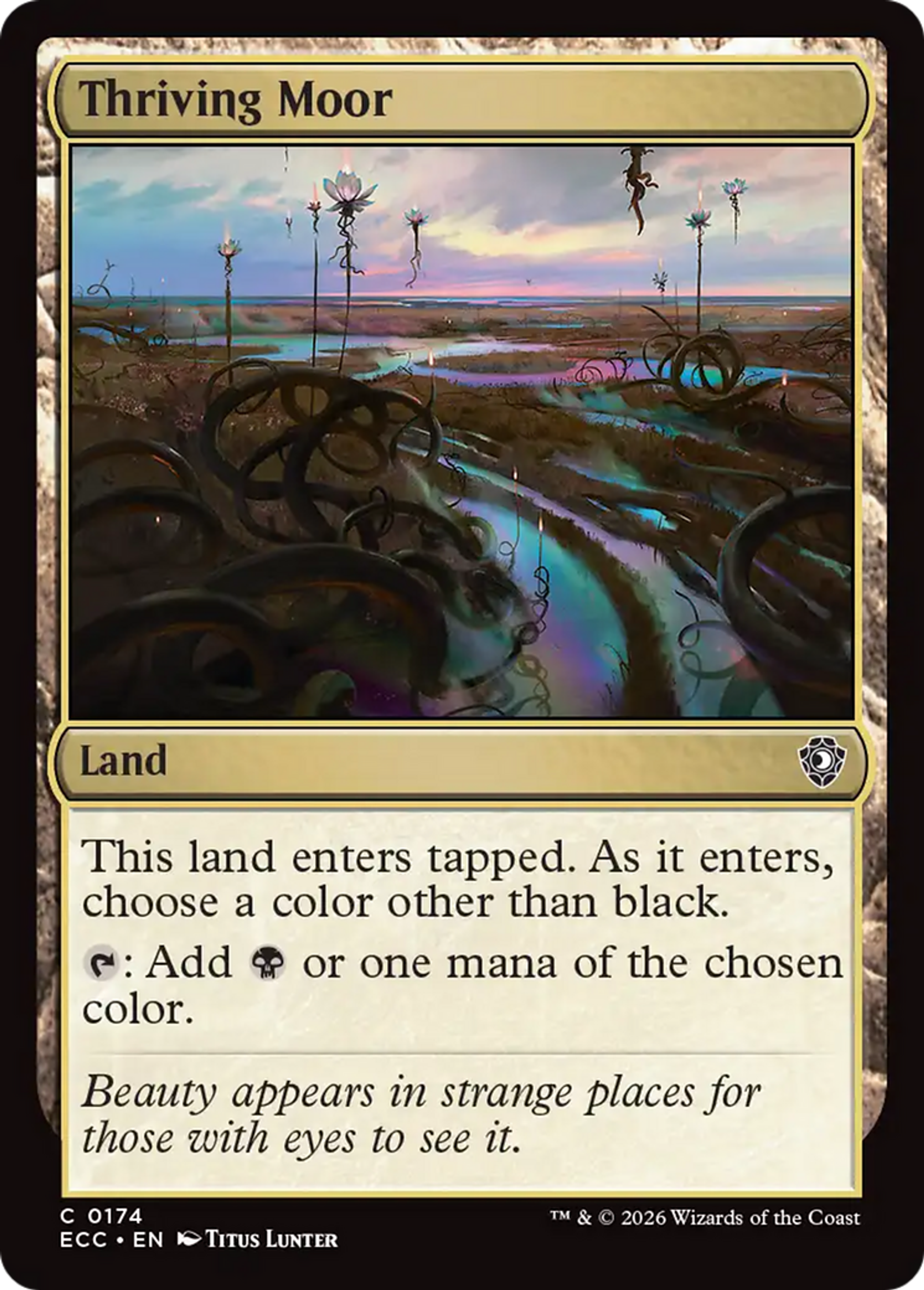 Thriving Moor — Lorwyn Eclipsed Commander — Magic: The Gathering