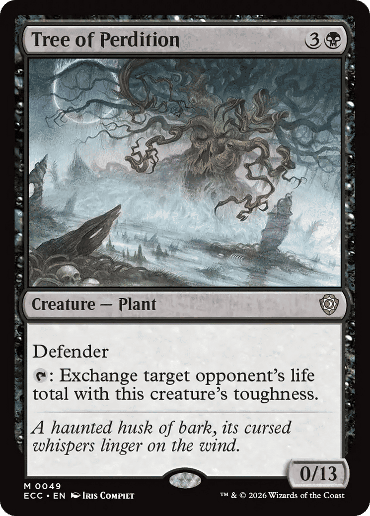 Tree of Perdition — Lorwyn Eclipsed Commander — Magic: The Gathering