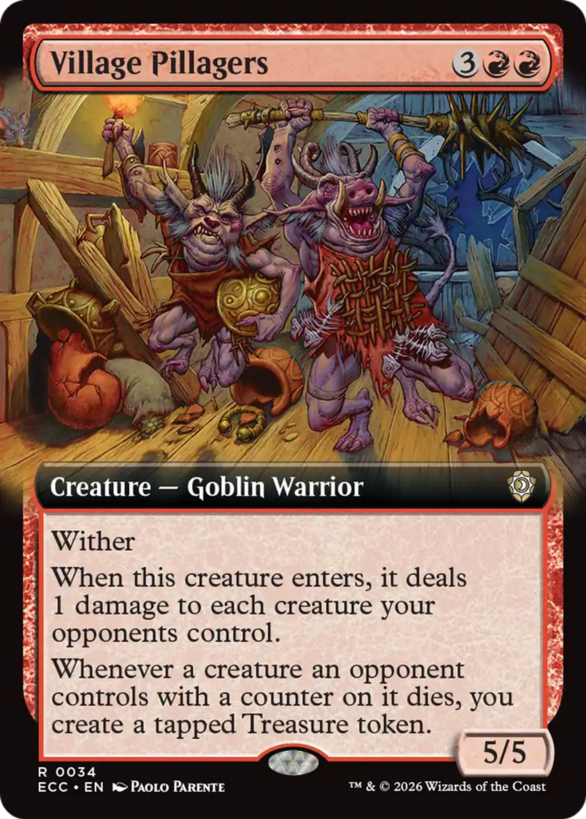 Village Pillagers — Lorwyn Eclipsed Commander — Magic: The Gathering