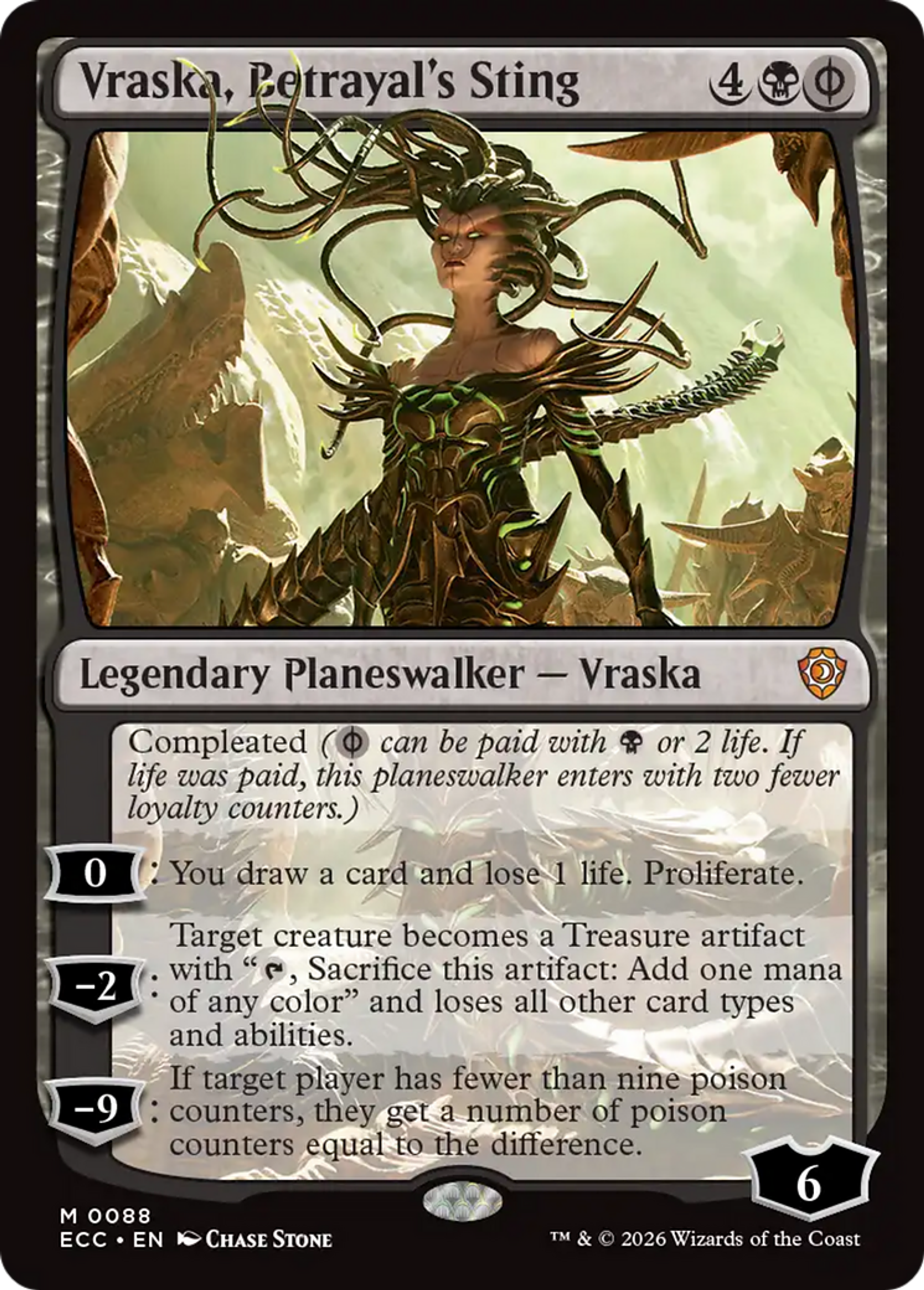 Vraska, Betrayal's Sting — Lorwyn Eclipsed Commander — Magic: The Gathering