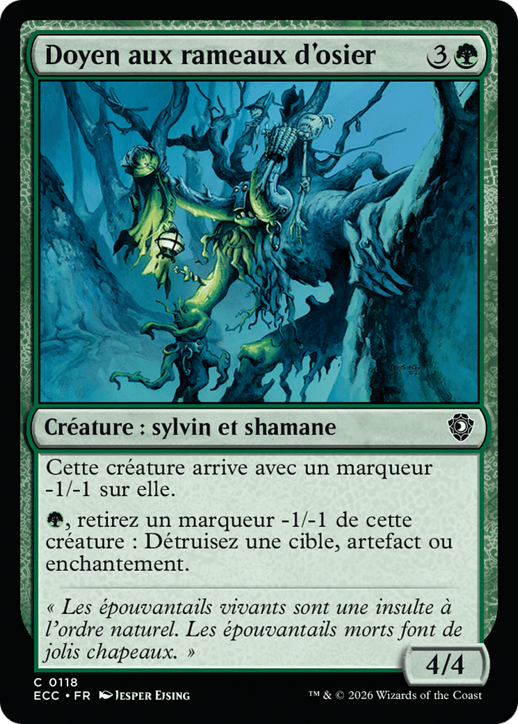 Doyen aux rameaux d'osier — Lorwyn Eclipsed Commander — Magic: The Gathering