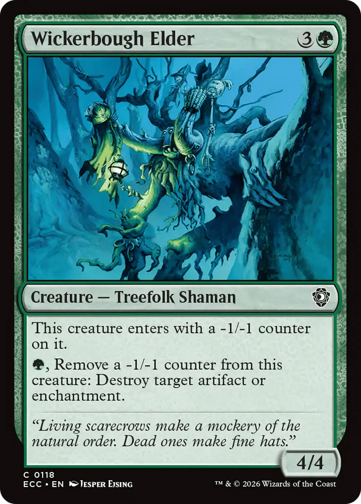 Wickerbough Elder — Lorwyn Eclipsed Commander — Magic: The Gathering