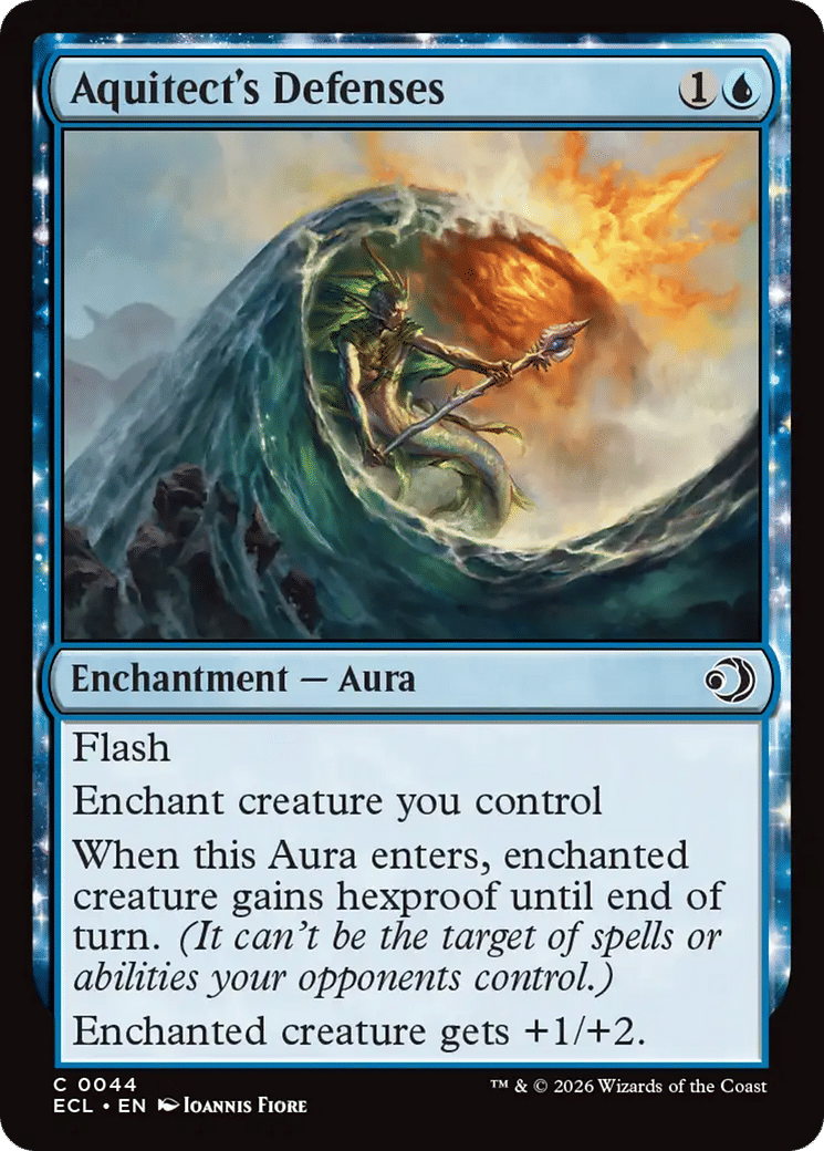 Aquitect's Defenses — Lorwyn Eclipsed — Magic: The Gathering