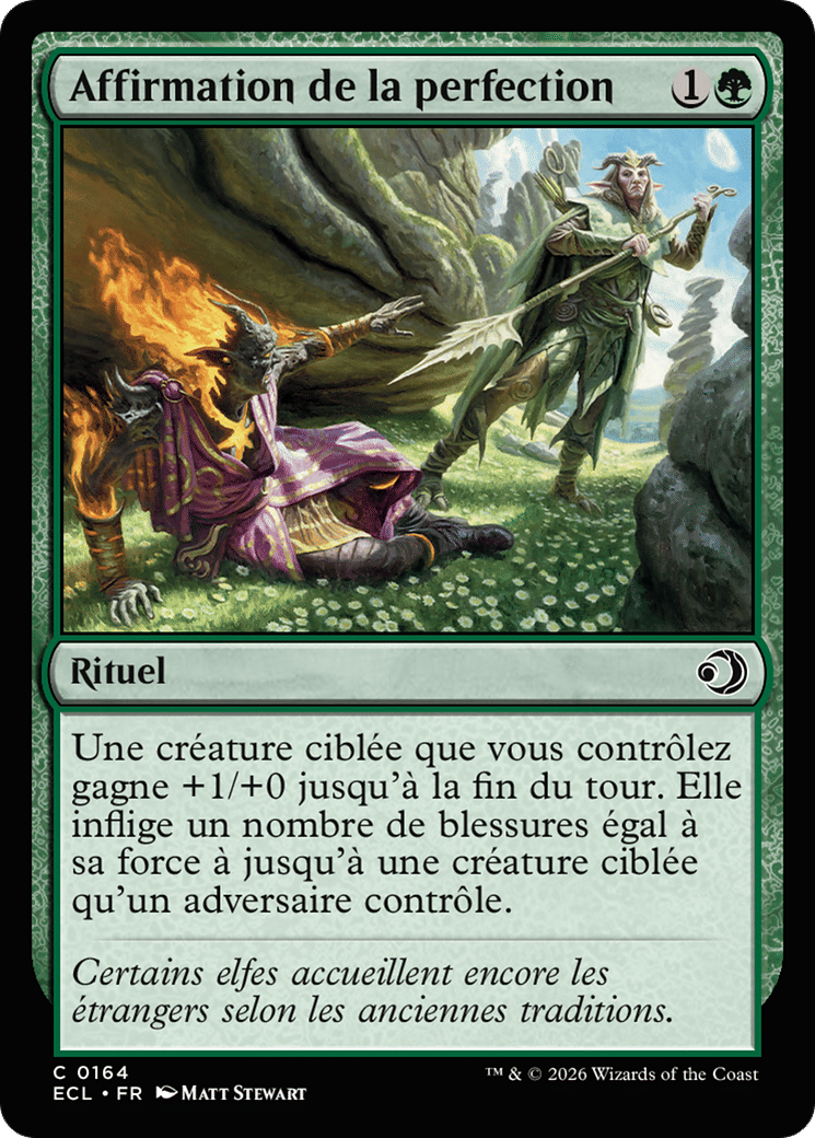 Affirmation de la perfection — Lorwyn Eclipsed — Magic: The Gathering