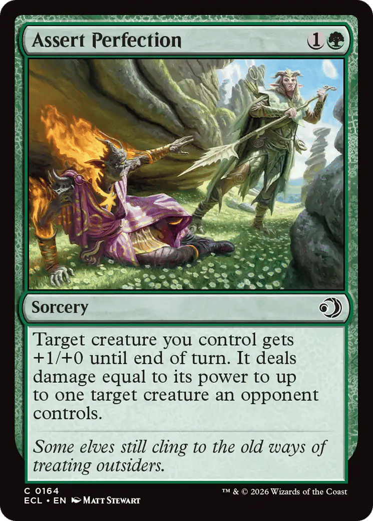 Affirmation de la perfection — Lorwyn Eclipsed — Magic: The Gathering