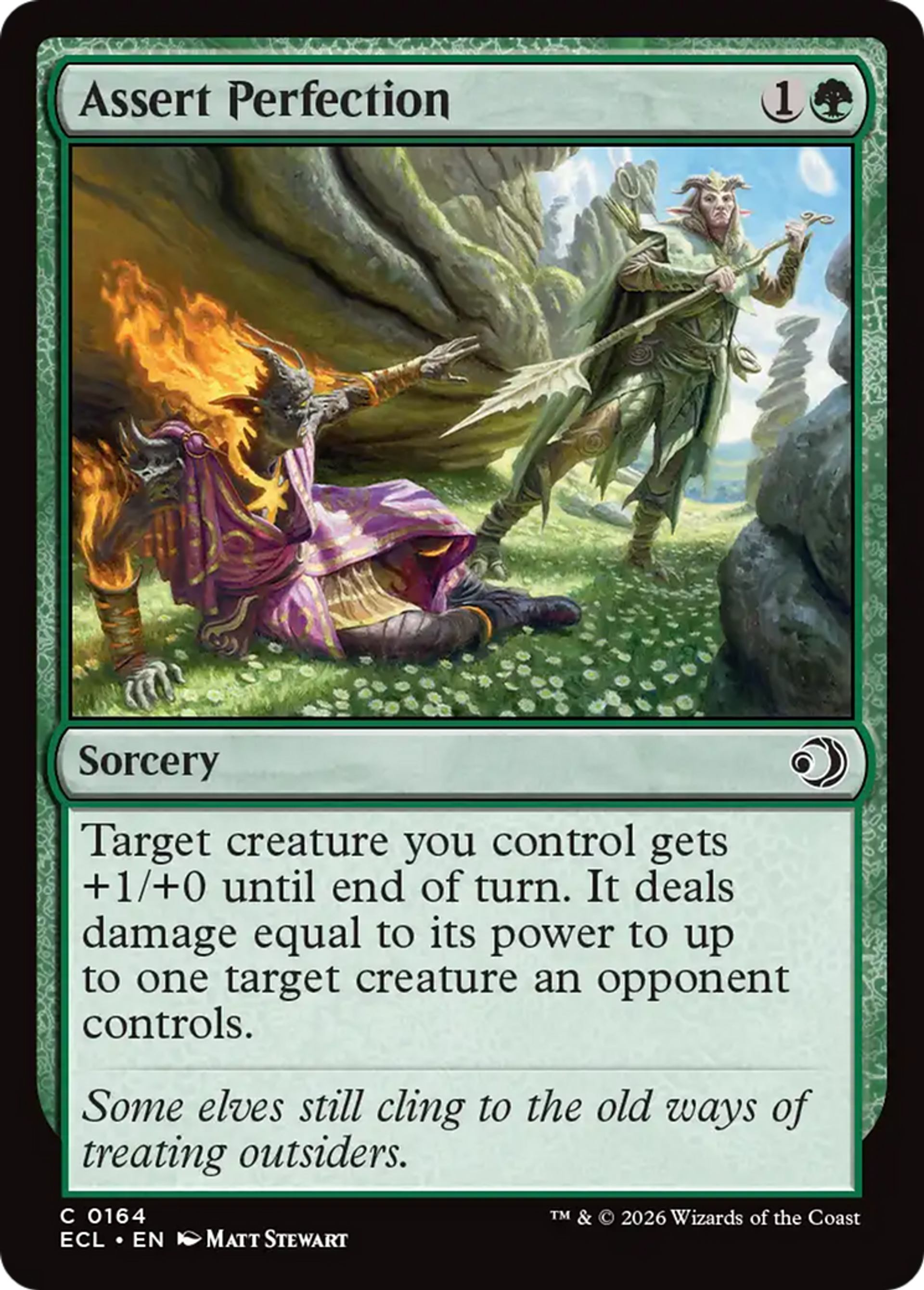 Affirmation de la perfection — Lorwyn Eclipsed — Magic: The Gathering