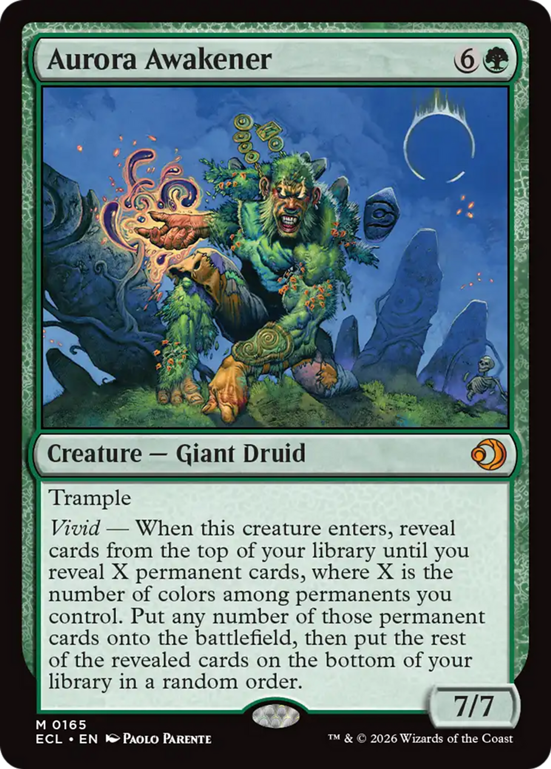 Éveilleur de l'aurore — Lorwyn Eclipsed — Magic: The Gathering