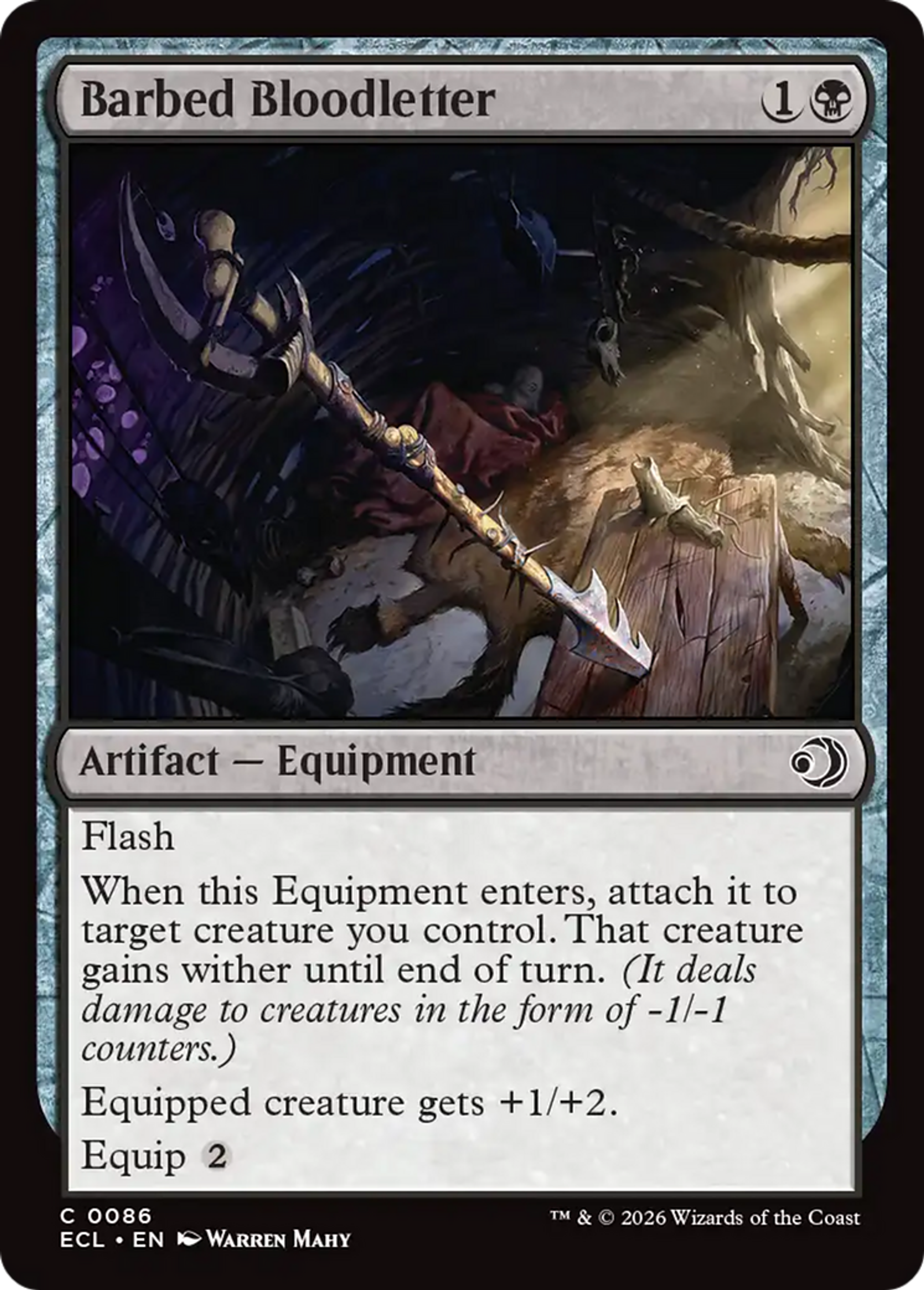 Gravesang barbelé — Lorwyn Eclipsed — Magic: The Gathering
