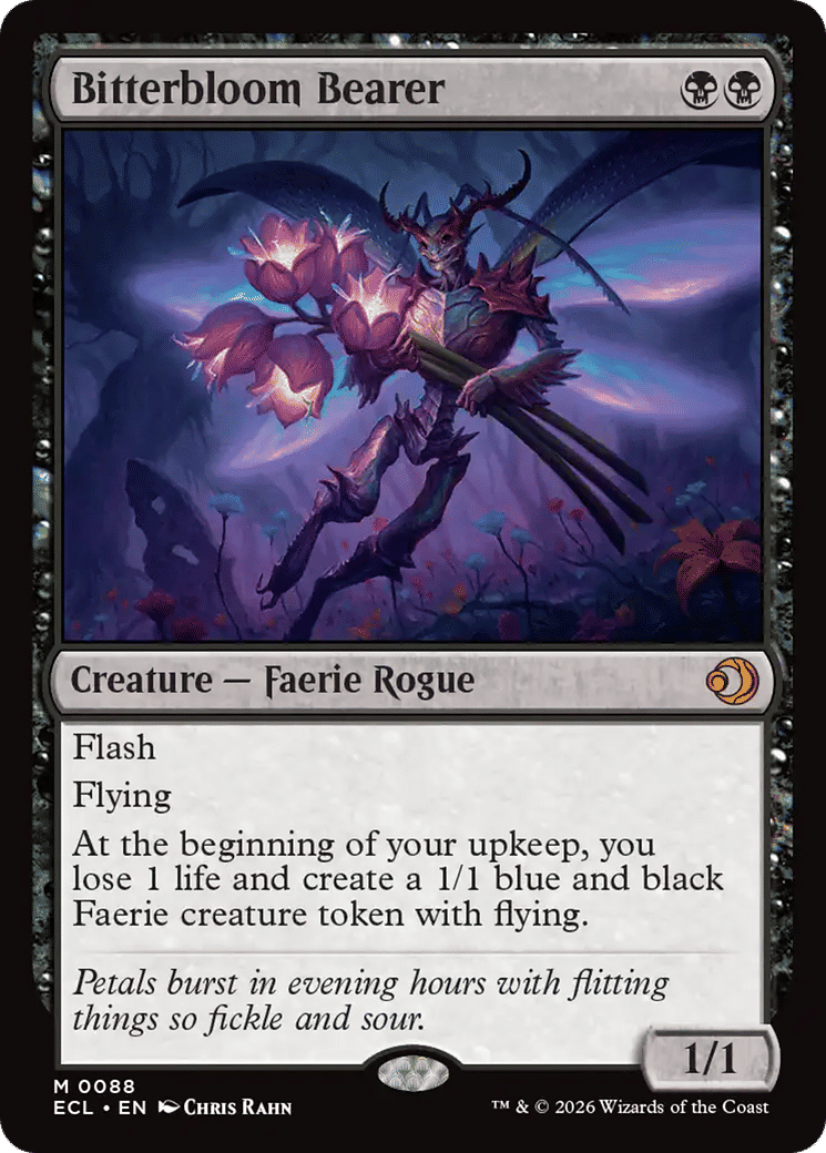 Bitterbloom Bearer — Lorwyn Eclipsed — Magic: The Gathering
