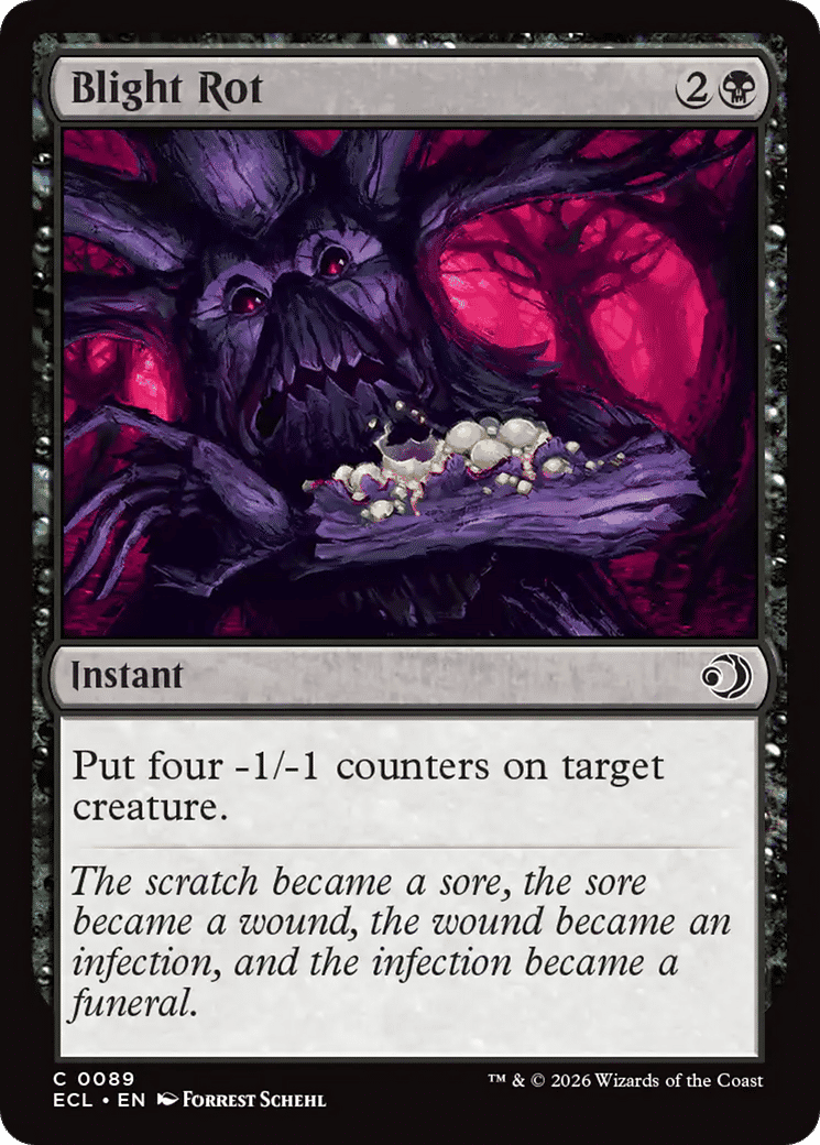 Cloques putrescentes — Lorwyn Eclipsed — Magic: The Gathering