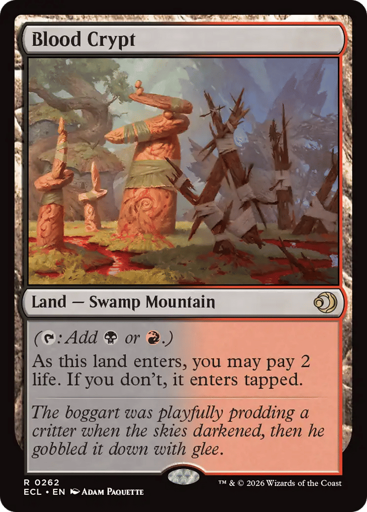 Crypte de sang — Lorwyn Eclipsed — Magic: The Gathering