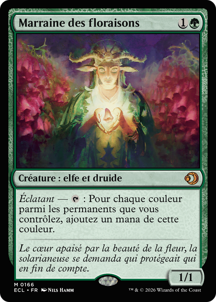 Marraine des floraisons — Lorwyn Eclipsed — Magic: The Gathering
