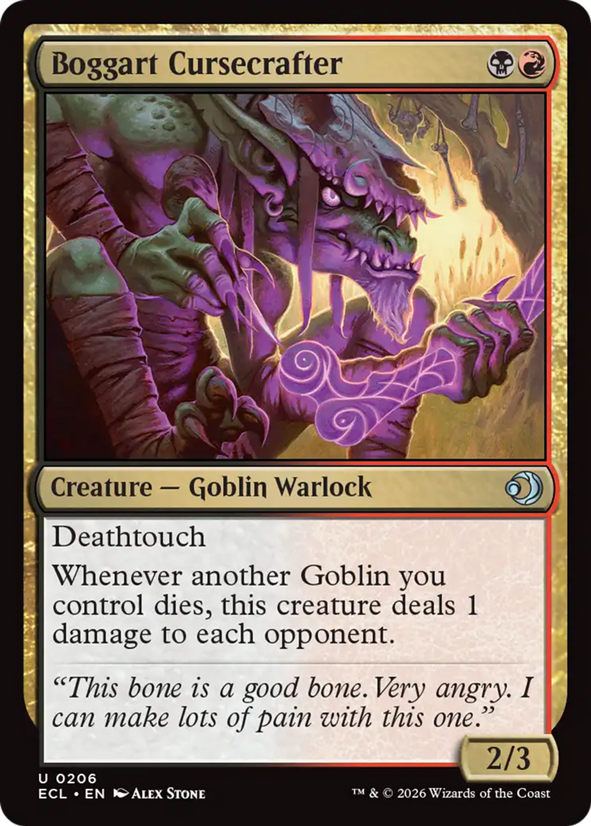 Boggart Cursecrafter — Lorwyn Eclipsed — Magic: The Gathering