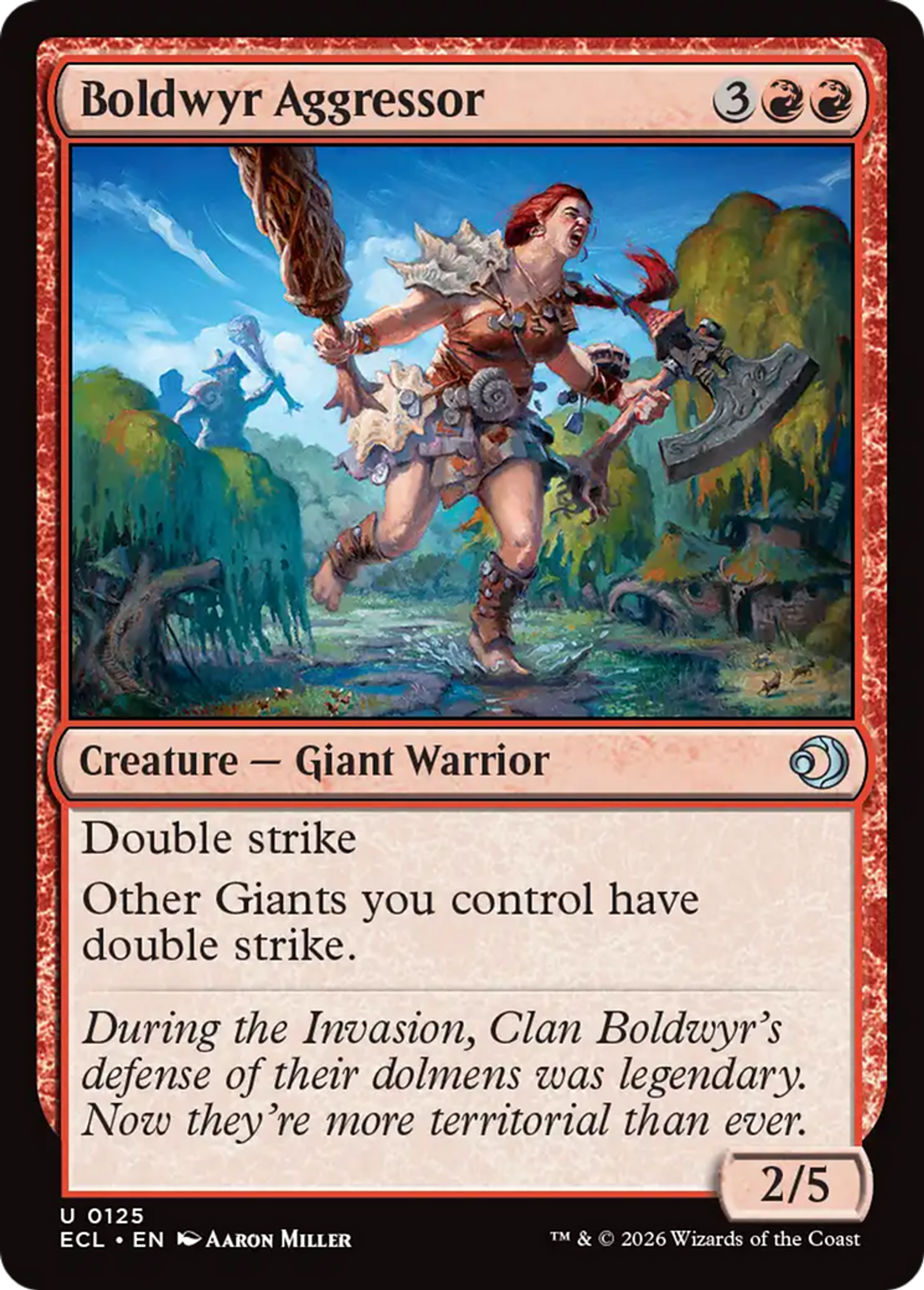 Agresseuse boldwyrienne — Lorwyn Eclipsed — Magic: The Gathering