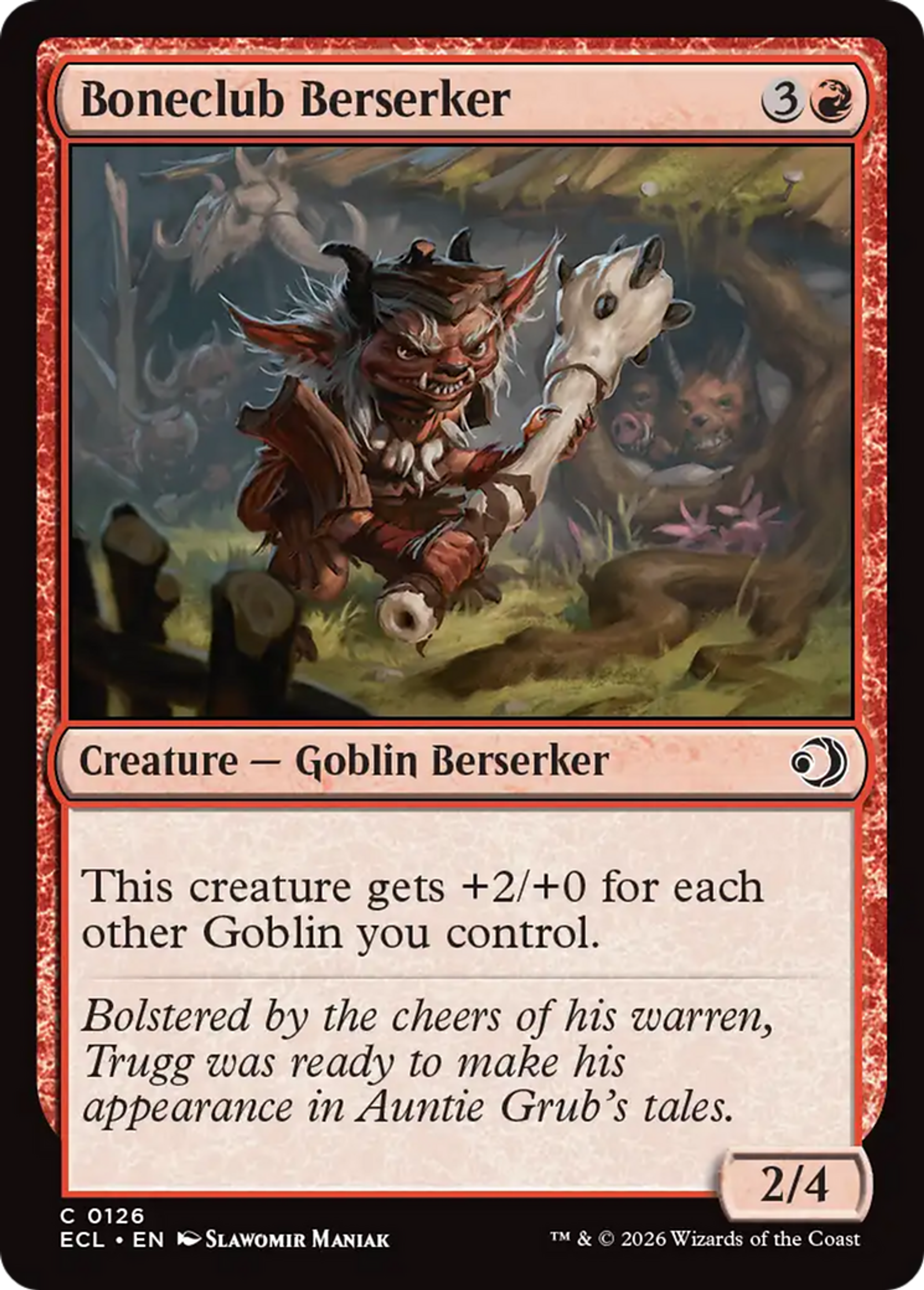 Berserker massos — Lorwyn Eclipsed — Magic: The Gathering