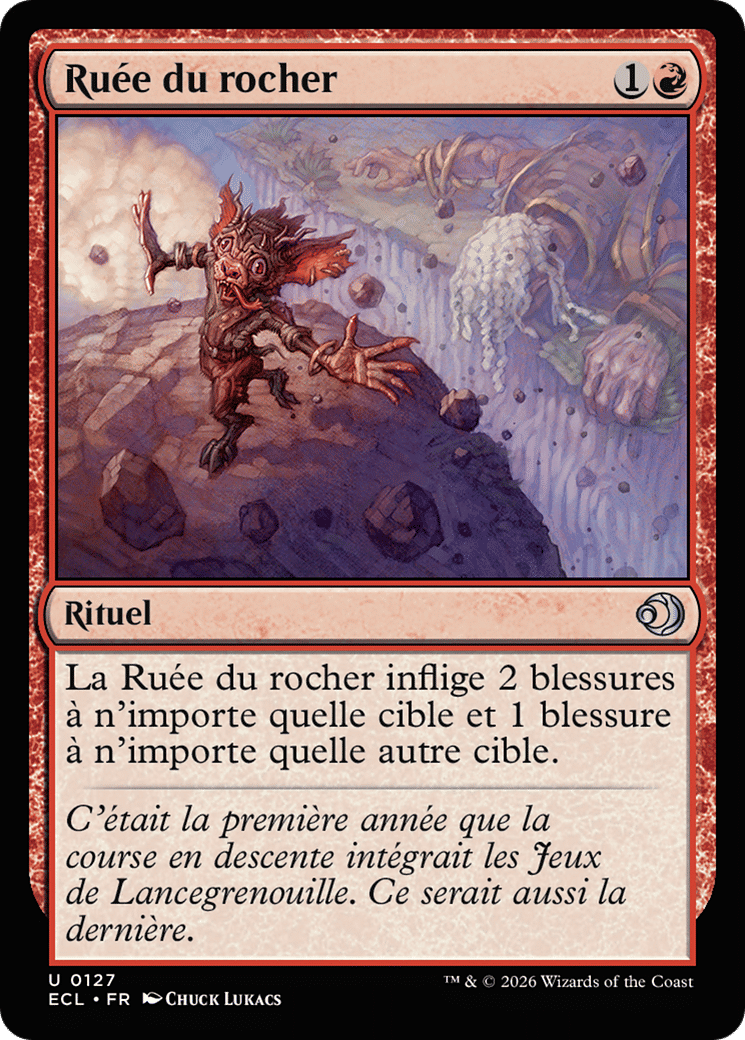 Ruée du rocher — Lorwyn Eclipsed — Magic: The Gathering