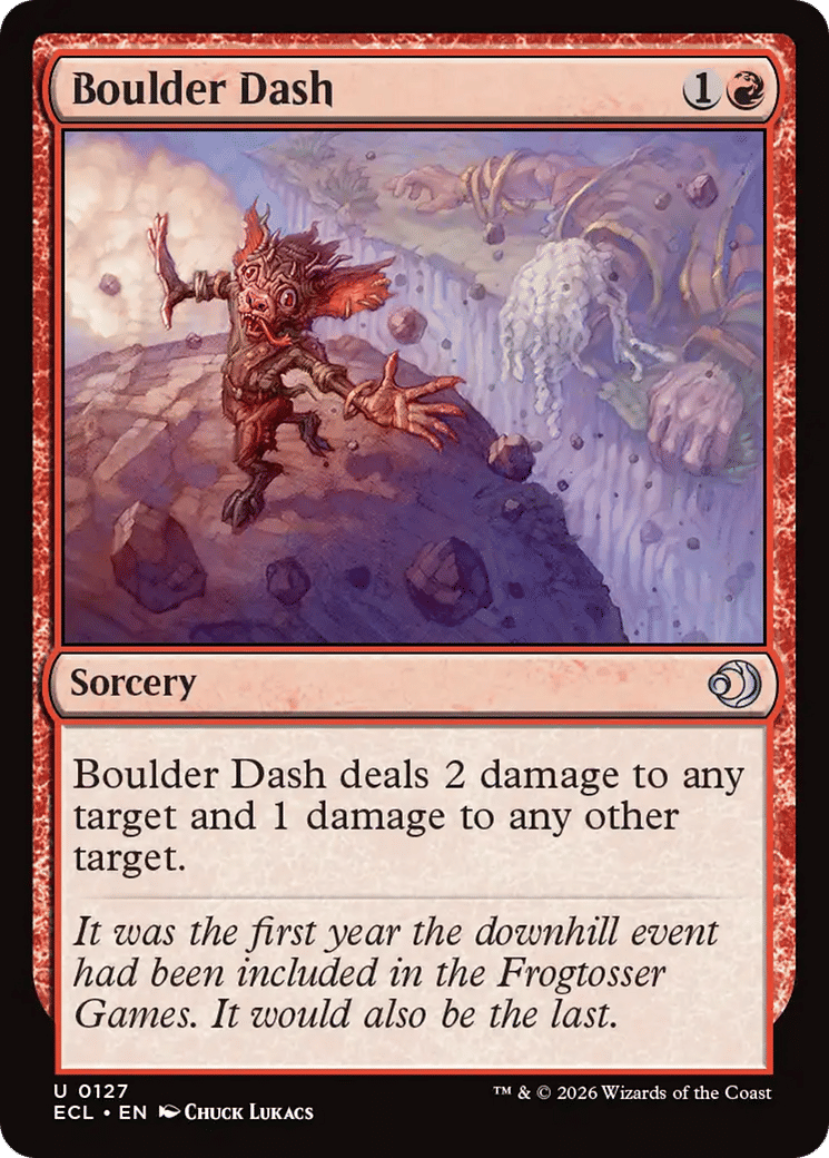 Boulder Dash — Lorwyn Eclipsed — Magic: The Gathering
