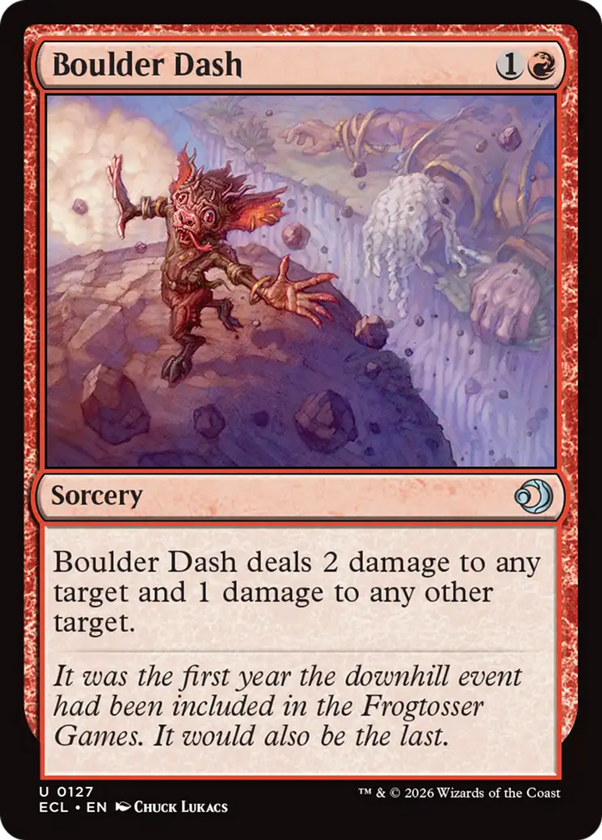 Ruée du rocher — Lorwyn Eclipsed — Magic: The Gathering