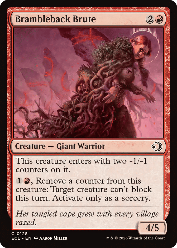 Brambleback Brute — Lorwyn Eclipsed — Magic: The Gathering
