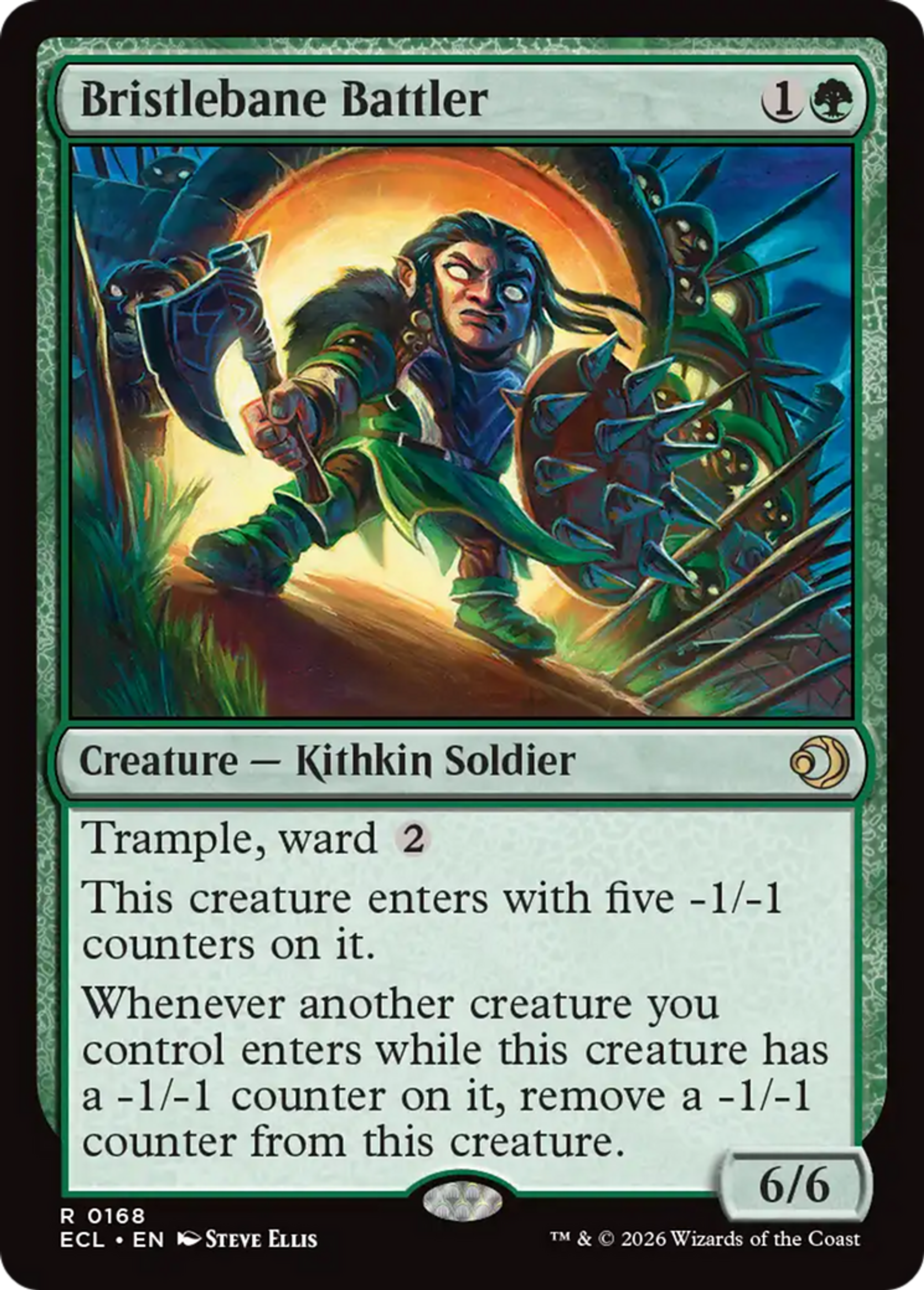 Batailleur fléaudépine — Lorwyn Eclipsed — Magic: The Gathering