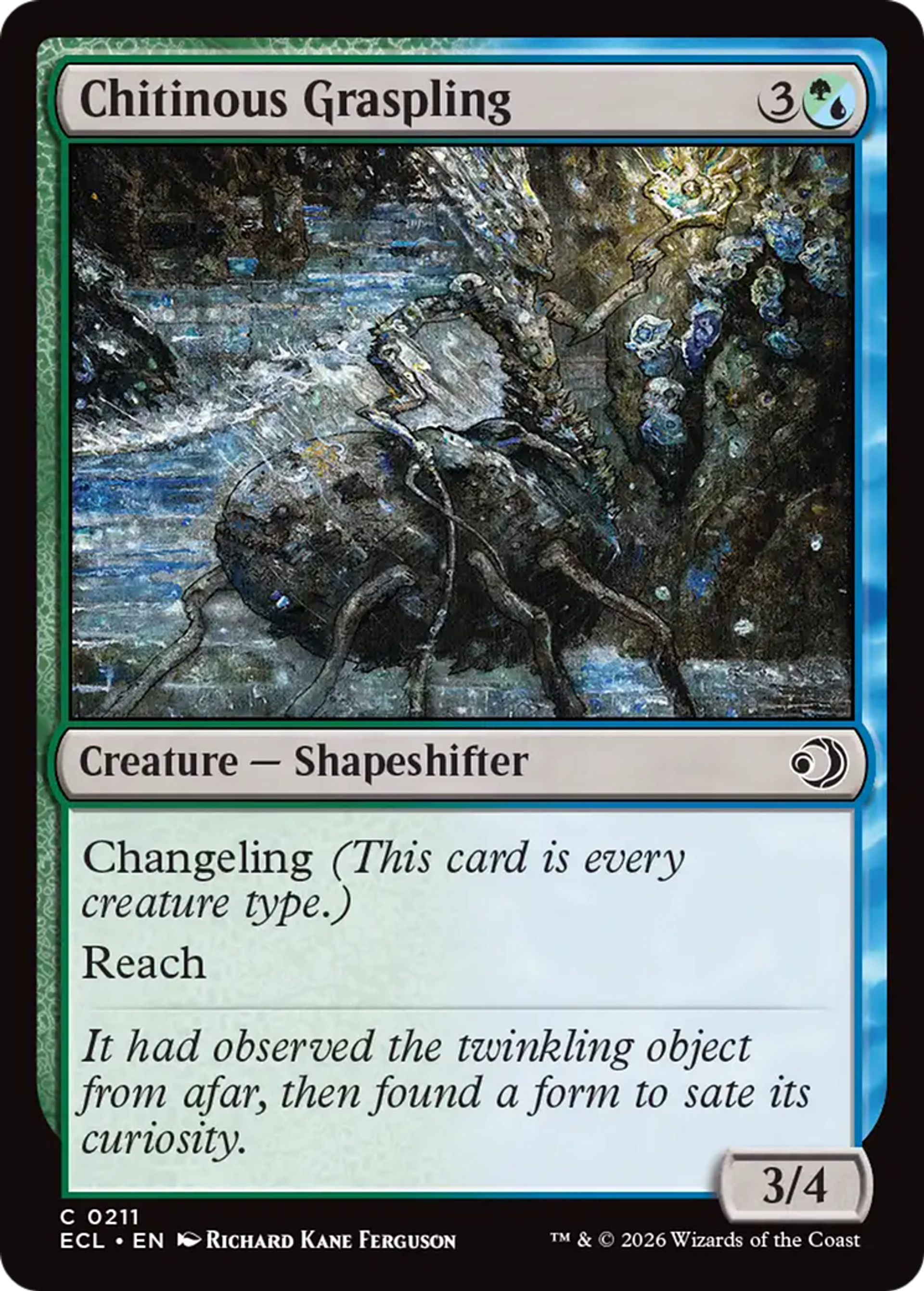 Grippelin chitineux — Lorwyn Eclipsed — Magic: The Gathering
